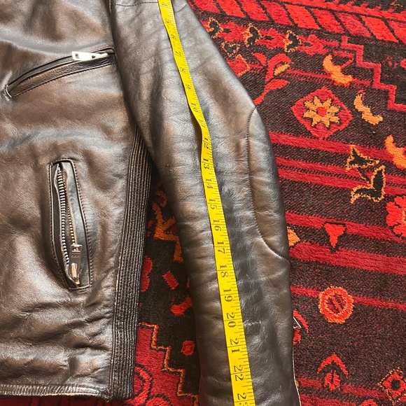 Vintage Belstaff Black Leather Jacket Cowhide - Picture 9 of 10